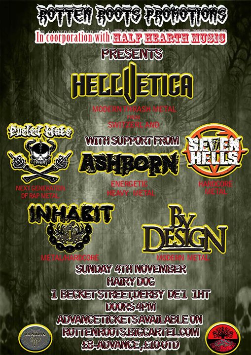 Hellvetica on their “Moshing the UK & Ireland”tour with support ...